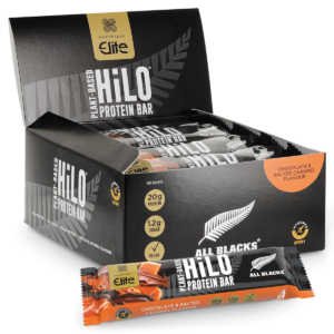 Elite All Blacks Plant−Based HiLo® Protein Bar
