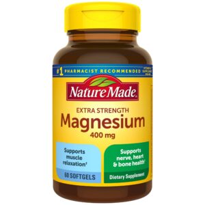 Magnesium Extra Strength 400 Mg Softgels