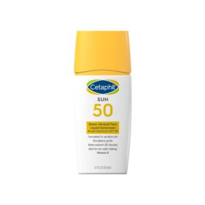 SHeer Mineral Sunscreen Face Liquid Broad Spectrum SPF 50