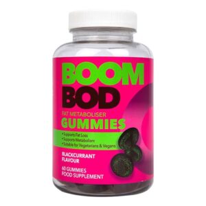 Boombod Fat Metaboliser 60 Gummies - Blackcurrant Flavour